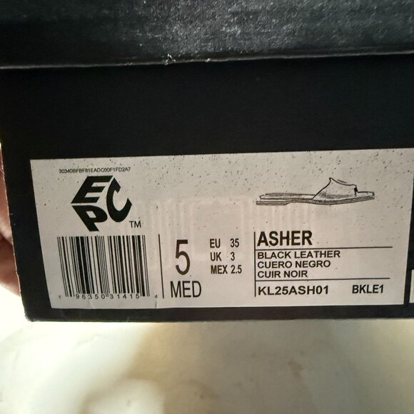 Kenneth Cole New York Asher Women's Dress Sandals Black Size 5 NEW - Picture 9 of 9